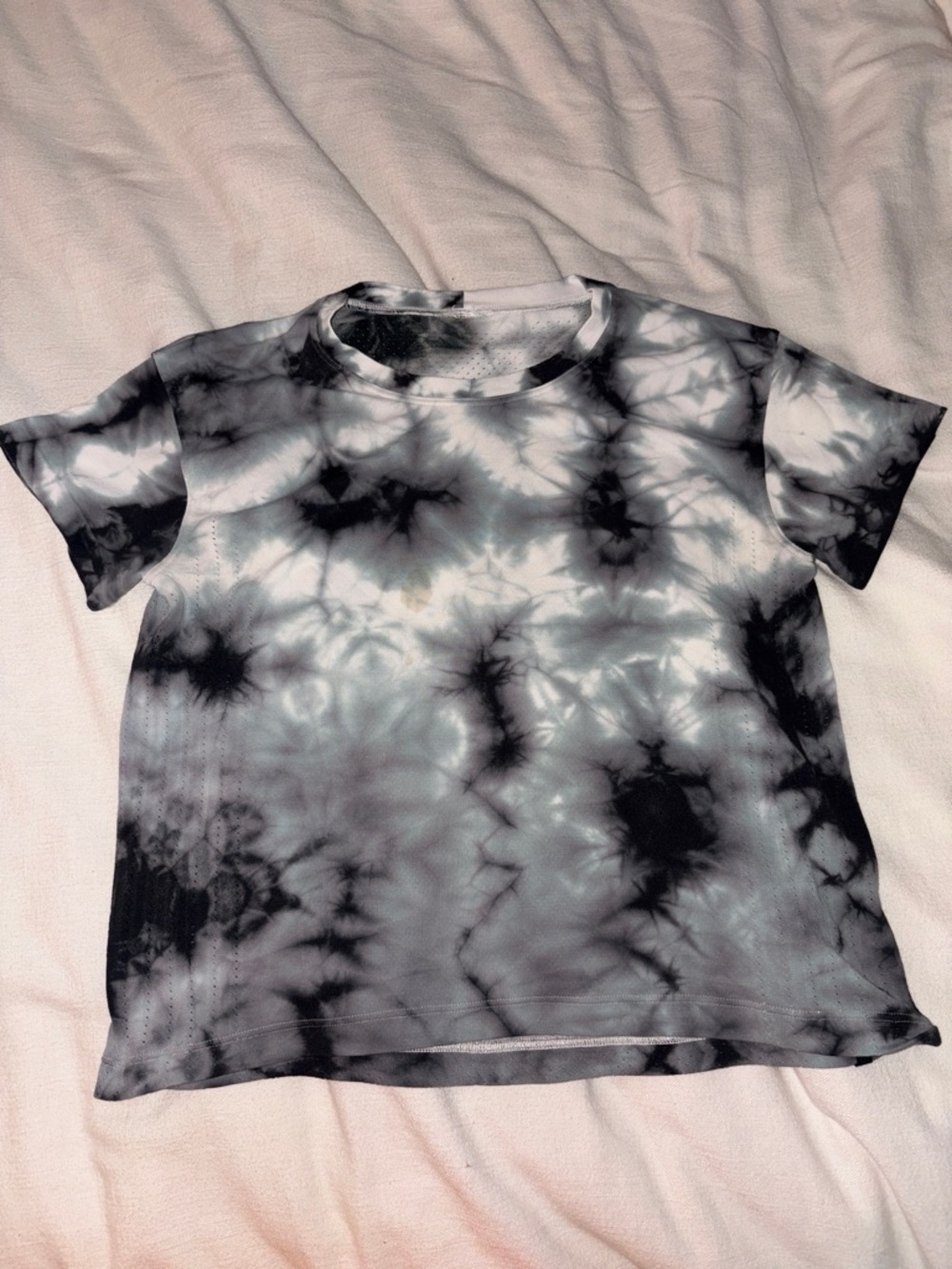 Lululemon blueish-gray Tie-Dye Short Sleeve Tee
